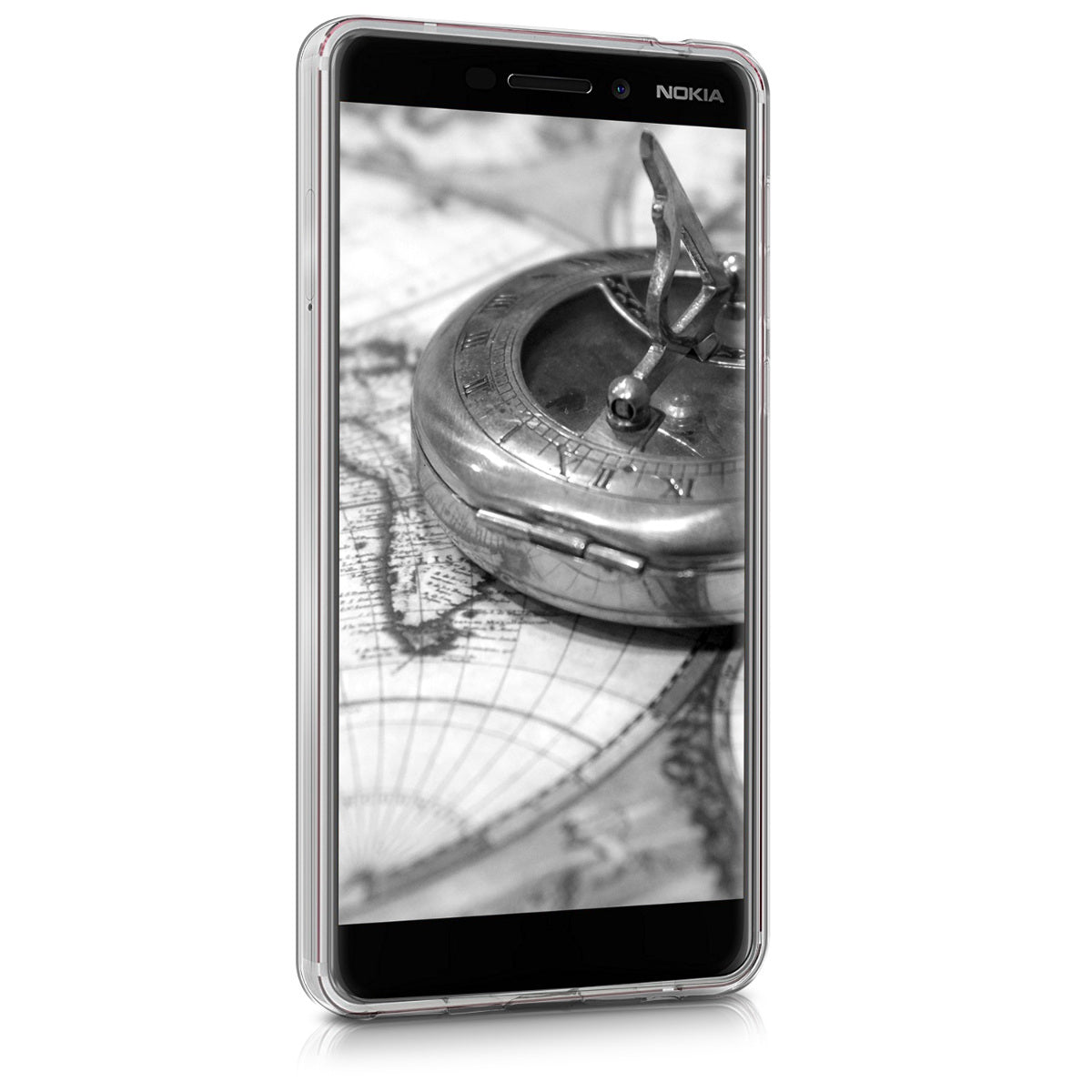 kwmobile Case Compatible with Nokia 6.1 (2018) - Phone Cover - Transparent