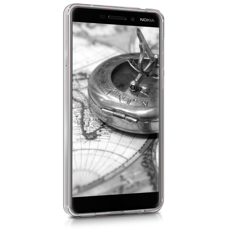 kwmobile Case Compatible with Nokia 6.1 (2018) - Phone Cover - Transparent