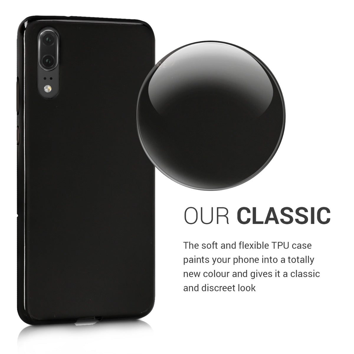 kwmobile Phone Case for Huawei P20 - Wireless Charging - Protective Cover