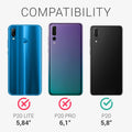 kwmobile Phone Case for Huawei P20 - Wireless Charging - Protective Cover