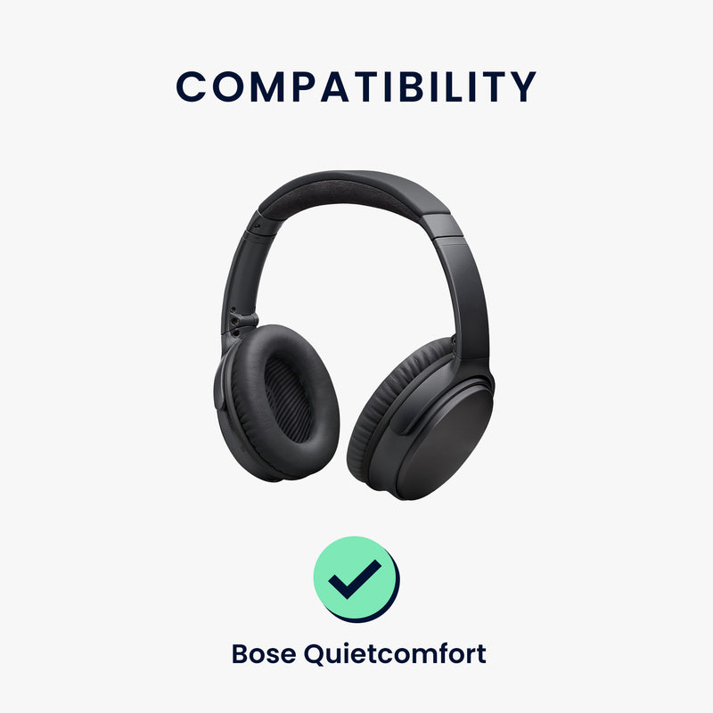 kwmobile Ear Pads for Bose Quietcomfort Headphones Replacement Parts Over Ear Headphones