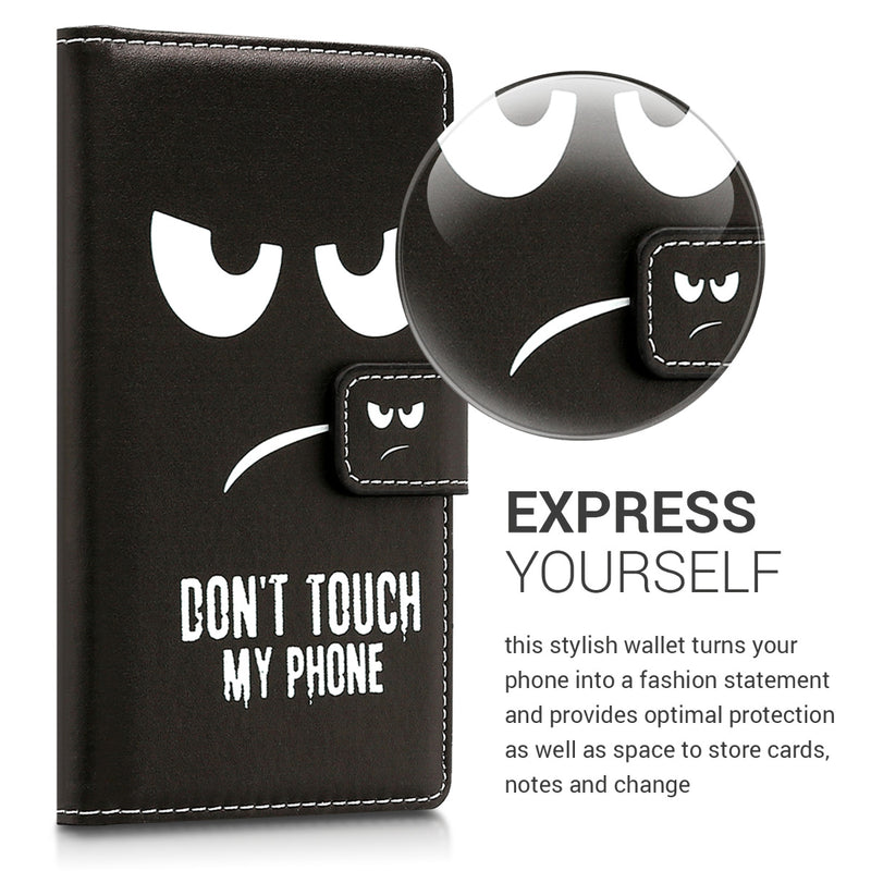 kwmobile Wallet Case compatible with Sony Xperia XA2 Case - Cover with Stand and Card Slots