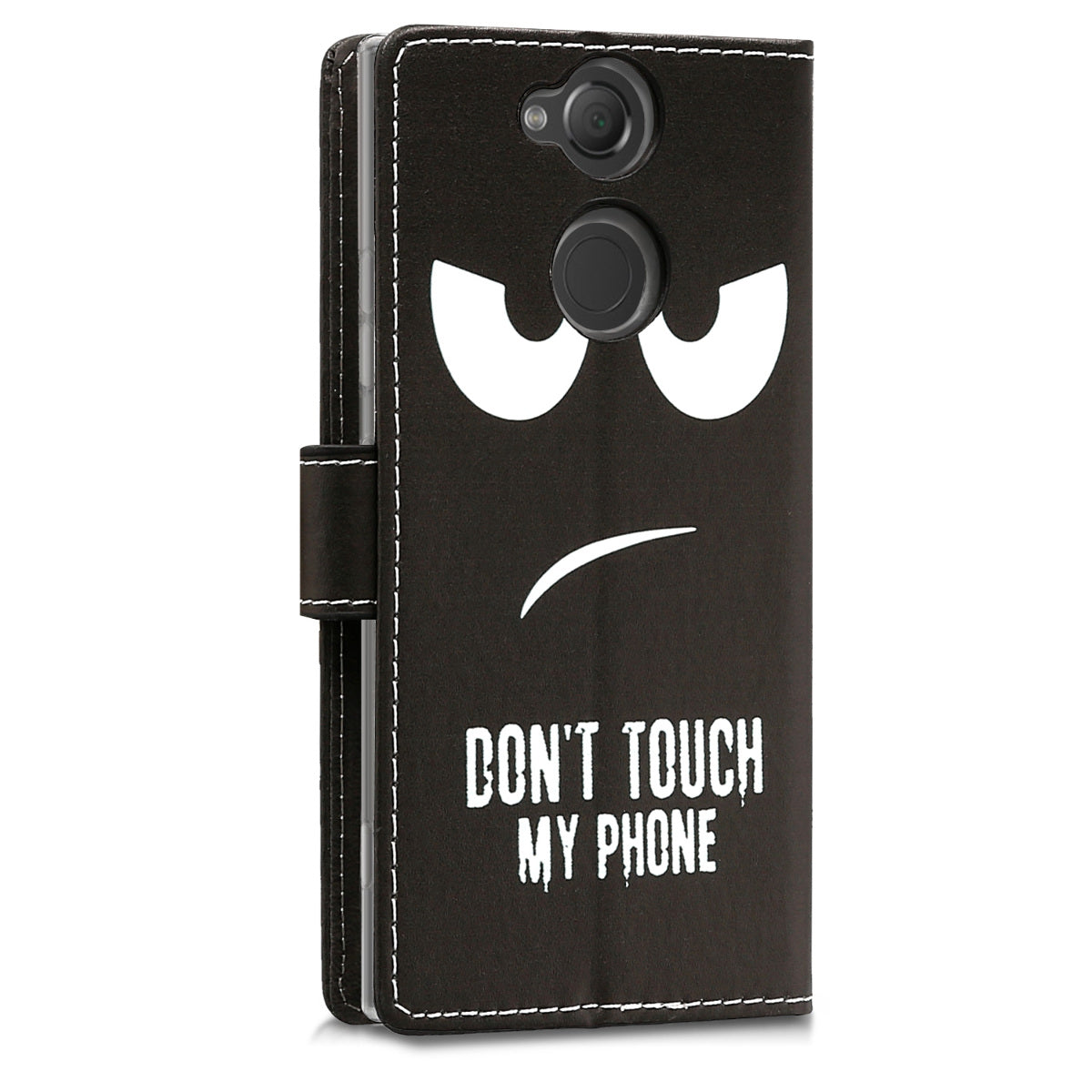 kwmobile Wallet Case compatible with Sony Xperia XA2 Case - Cover with Stand and Card Slots