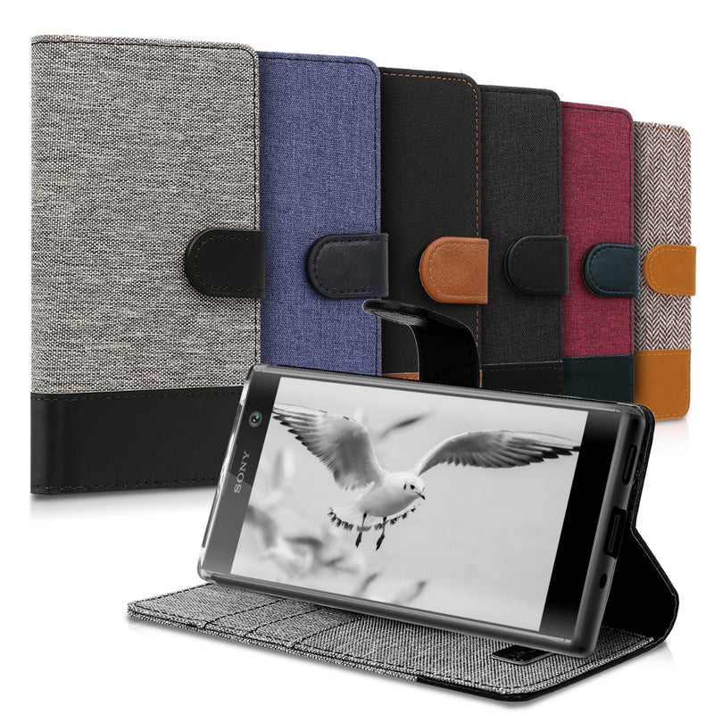 Faux Leather Case compatible with Sony Xperia XA2