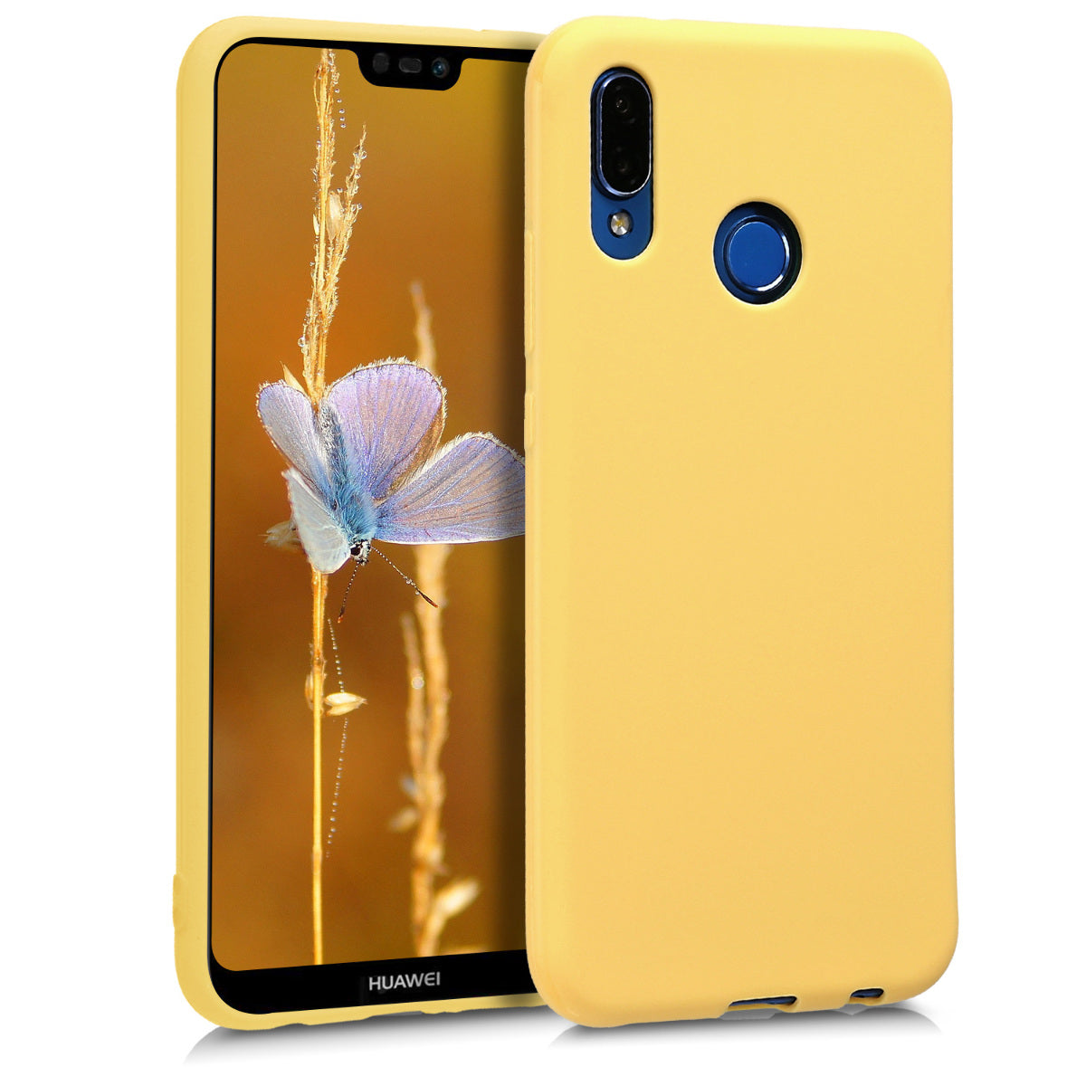 kwmobile Huawei P20 Lite Case Wireless Charging Protective Cover
