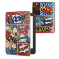 kwmobile Case for Kobo Aura Edition 2 - eReader Flip Cover with Auto Sleep Function - Galaxy Tree Meadow