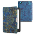 kwmobile Case for Kobo Aura Edition 2 - eReader Flip Cover with Auto Sleep Function - Galaxy Tree Meadow