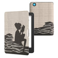 kwmobile Case for Kobo Aura Edition 2 - eReader Flip Cover with Auto Sleep Function - Galaxy Tree Meadow