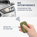 kwmobile Car Key Cover compatible with Opel Chevrolet 2-Button Foldable Car Key - Key Fob Cover Don't touch my Key