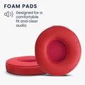 kwmobile Ear Pads for Beats Solo 2 Wireless / Solo 3 Wireless Ear Cushions Replacement Headphone Spare Parts Over Ear Headphones