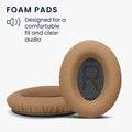 kwmobile Ear Pads for Bose Quietcomfort 35 35II 25 15 / QC35 QC35II QC25 QC15 Ear Cushions Replacement Earpads Headphone Spare Parts Headphone Replacement Pads for Over Ear Headphones