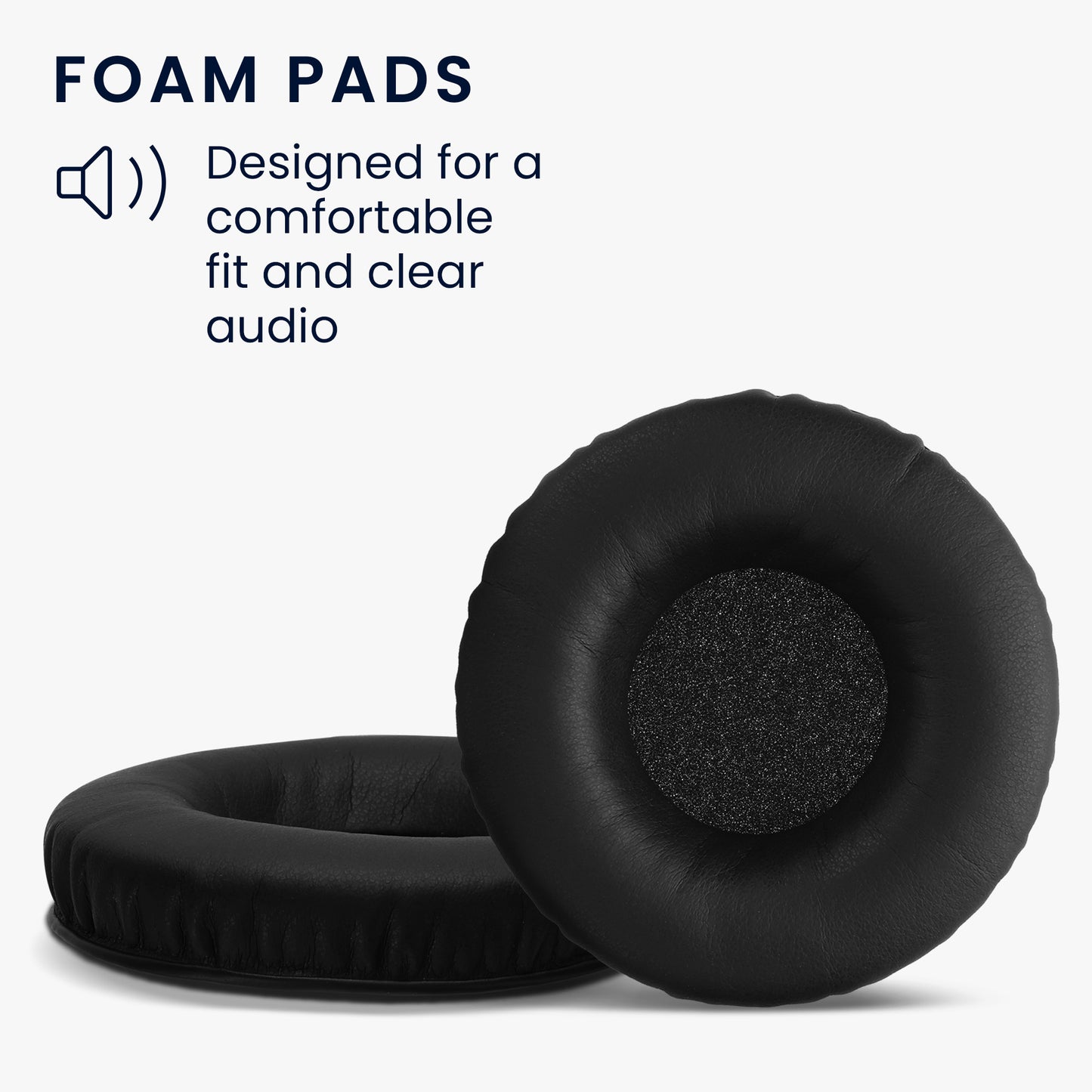 kwmobile Ear Pads for Sennheiser HD25 / HD25-1 II / HD250BT - Replacement Ear Cushions - Headphone Spare Parts - Headphone Replacement Pads for Over Ear Headphones