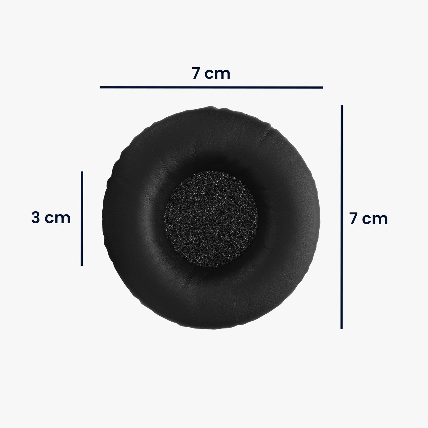 kwmobile Ear Pads for Sennheiser HD25 / HD25-1 II / HD250BT - Replacement Ear Cushions - Headphone Spare Parts - Headphone Replacement Pads for Over Ear Headphones