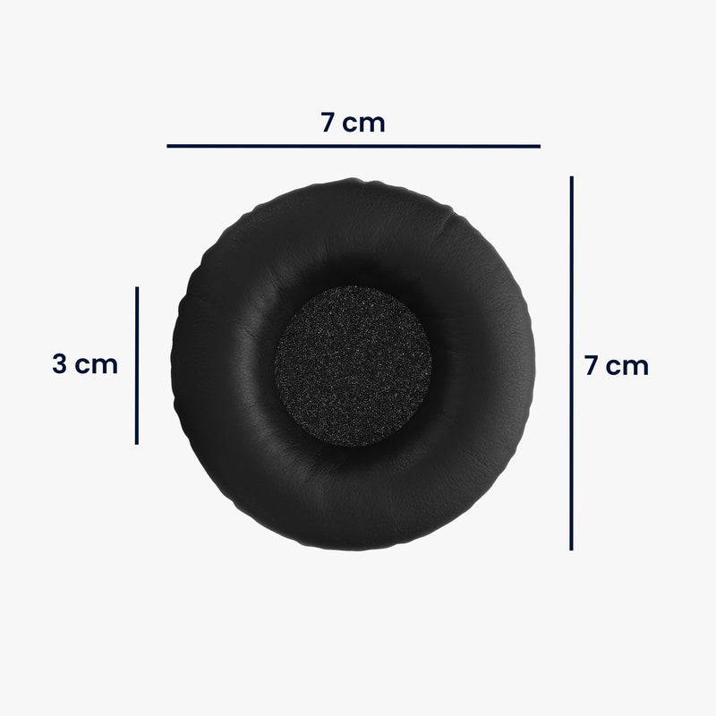 kwmobile Ear Pads for Sennheiser HD25 / HD25-1 II / HD250BT - Replacement Ear Cushions - Headphone Spare Parts - Headphone Replacement Pads for Over Ear Headphones