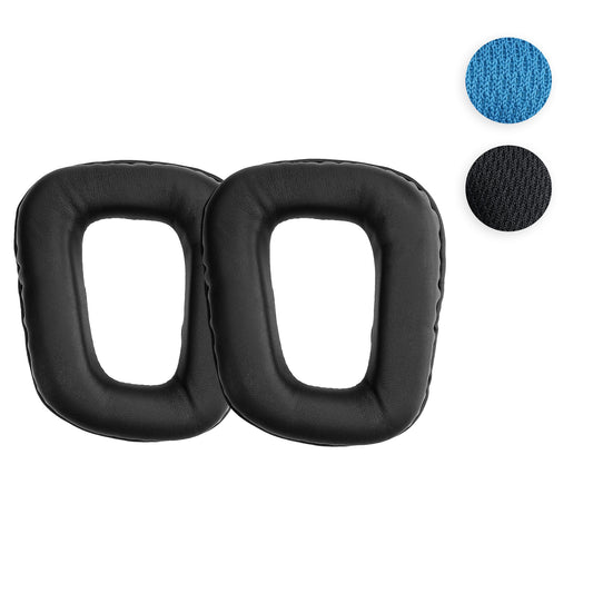 kwmobile 2x Ohr Polster für Logitech G430 / G35 / G930 / F450 Ohrpolster - Ersatz Ohrpolster - Kopfhörer Ersatzteile - Kopfhörer Ersatzpolster für Over Ear Headphones Rot  
