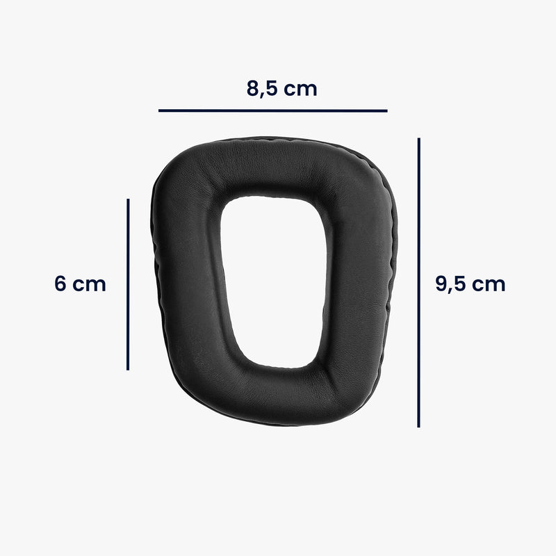 kwmobile Ear Pads for Logitech G430 / G35 / G930 / F450 Earpads Replacement Ear Pads Headphone Replacement Parts Headphone Replacement Cushions Over Ear Headphones