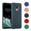 kwmobile Case kompatibel mit Samsung Galaxy S9 Hülle - Schutzhülle aus Silikon metallisch schimmernd - Handyhülle Metallic Türkis Metallic Türkis  