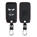 kwmobile Car Key Cover Compatible with Renault 4-Button Smartkey (Keyless Go Only) Faux Leather Protective Case Key Fob Cover
