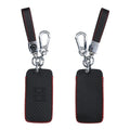 kwmobile Car Key Cover Compatible with Renault 4-Button Smartkey (Keyless Go Only) Faux Leather Protective Case Key Fob Cover