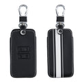 kwmobile Car Key Cover Compatible with Renault 4-Button Smartkey (Keyless Go Only) Faux Leather Protective Case Key Fob Cover