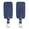 kwmobile Car Key Cover Compatible with Renault 4-Button Smartkey (Keyless Go Only) Faux Leather Protective Case Key Fob Cover