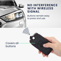 kwmobile Car Key Cover Compatible with Renault 4-Button Smartkey (Keyless Go Only) Faux Leather Protective Case Key Fob Cover