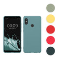 kwmobile Hülle kompatibel mit Xiaomi Redmi Note 5 (Global Version) / Note 5 Pro Hülle - weiches TPU Silikon Case - Cover geeignet für kabelloses Laden - Dunkler Schiefer Dunkler Schiefer  