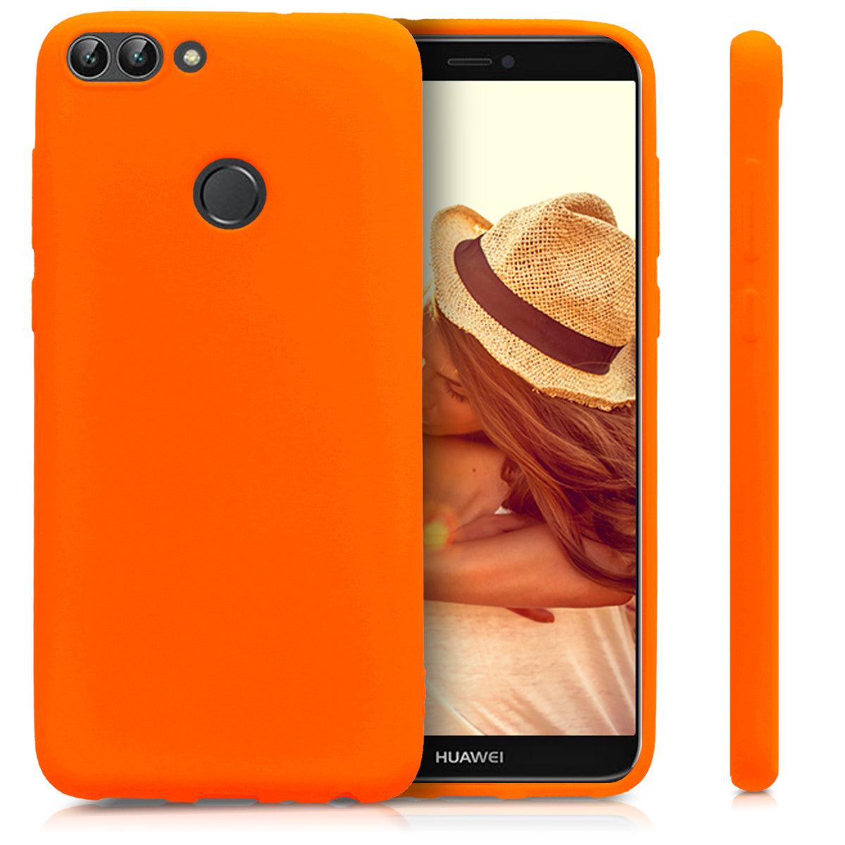 kwmobile Phone Case for Huawei Enjoy 7S / P Smart (2017) Case - Wireless Charging - Protective Cover