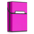 kwmobile Cigarette Case Cigarette Box Cover for Cigarettes with Magnetic Closure Aluminum Coating