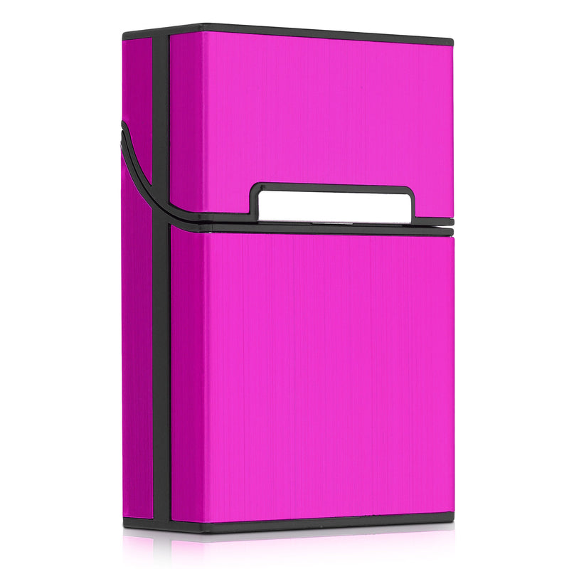 kwmobile Cigarette Case Cigarette Box Cover for Cigarettes with Magnetic Closure Aluminum Coating