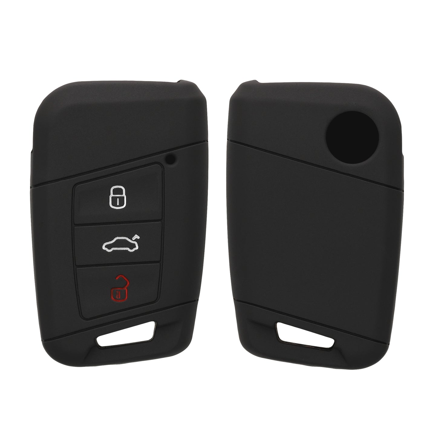 kwmobile Car Key Cover compatible with VW 3-Button Car Key (Keyless Go only)