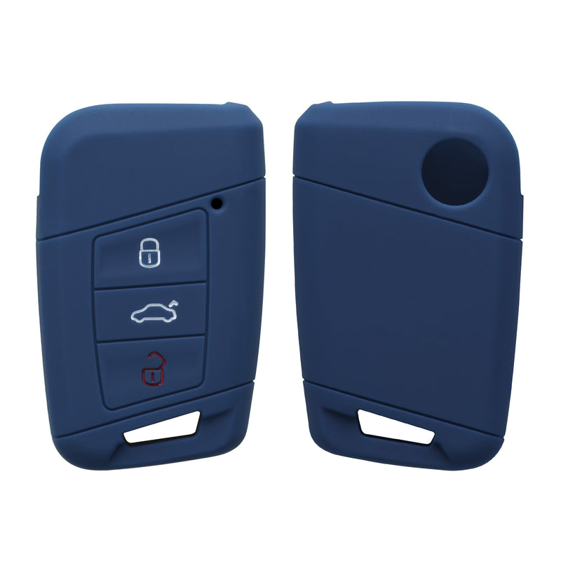 kwmobile Car Key Cover compatible with VW 3-Button Car Key (Keyless Go only)