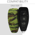 kwmobile Car Key Cover Compatible with Ford 3-Button Car Key Keyless Go Case