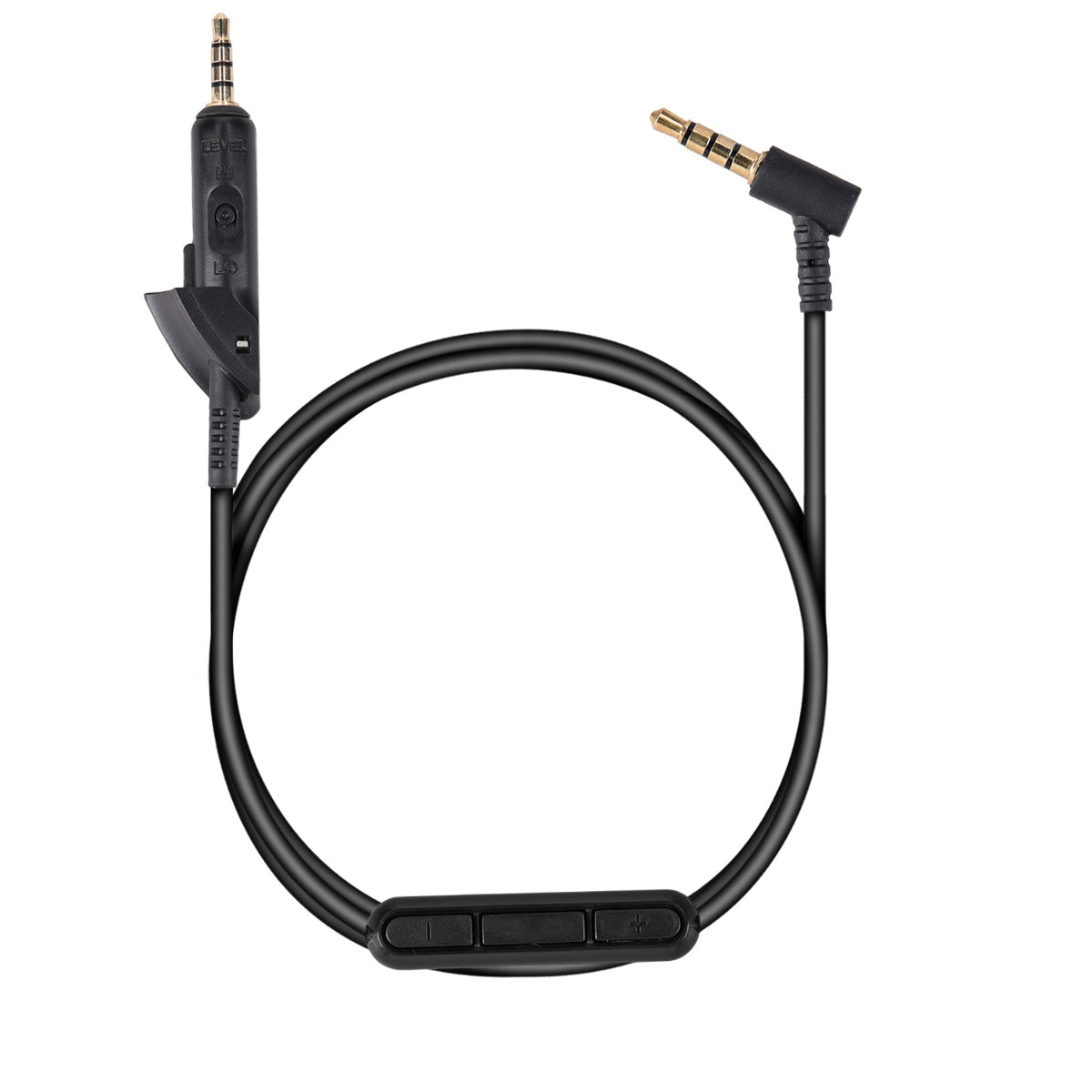 kwmobile Headphone Cable for Bose QuietComfort 15 - Replacement Cable 150 cm Microphone Volume Control - 3.5mm Jack