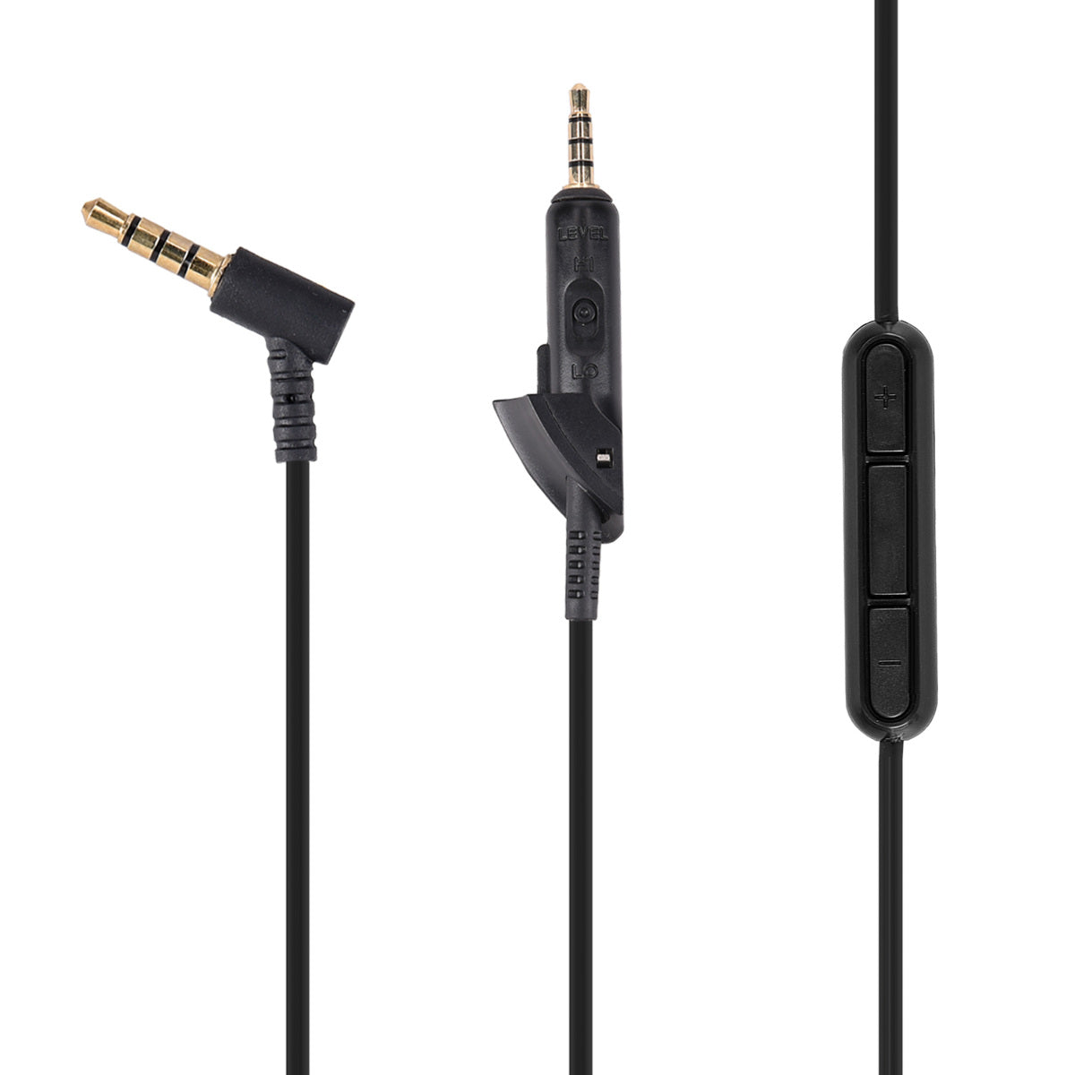 kwmobile Headphone Cable for Bose QuietComfort 15 - Replacement Cable 150 cm Microphone Volume Control - 3.5mm Jack