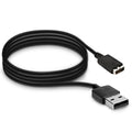 kwmobile kompatibel für Polar M430 USB Ladekabel - Charger für Smart Watch - Fitnesstracker Ersatzkabel Schwarz  