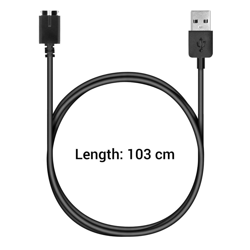 kwmobile compatible with Polar M430 USB Charging Cable Charger for Smart Watch Fitness Tracker Replacement Cable