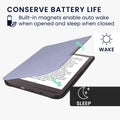 kwmobile Case for Pocketbook InkPad 3 / 3 Pro / Color / Vivlio InkPad 3 - Faux Leather Cover - eReader Foldable Case with Auto Sleep Function - Cover with Stand