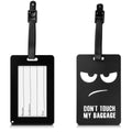 kwmobile Luggage Tag Address Tag Name Tag School Bag Luggage Tag Travel Luggage Tag