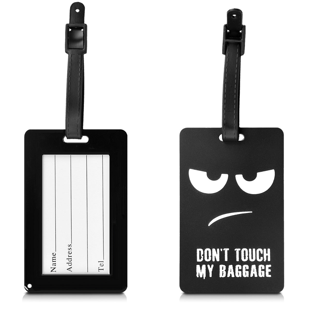kwmobile Luggage Tag Address Tag Name Tag School Bag Luggage Tag Travel Luggage Tag