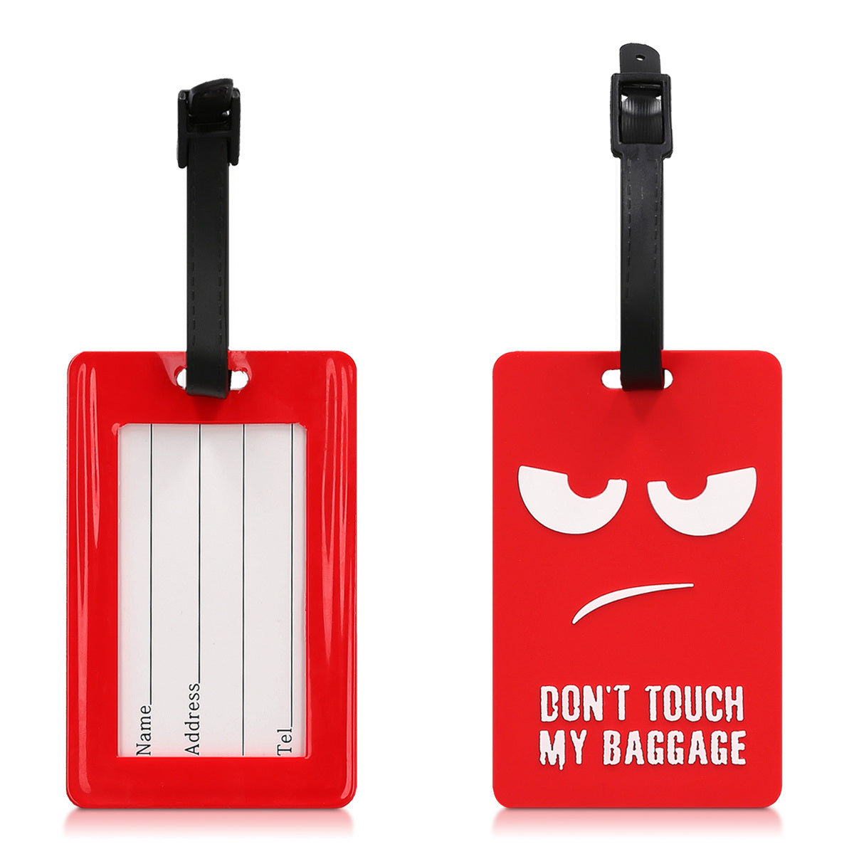 kwmobile Luggage Tag Address Tag Name Tag School Bag Luggage Tag Travel Luggage Tag