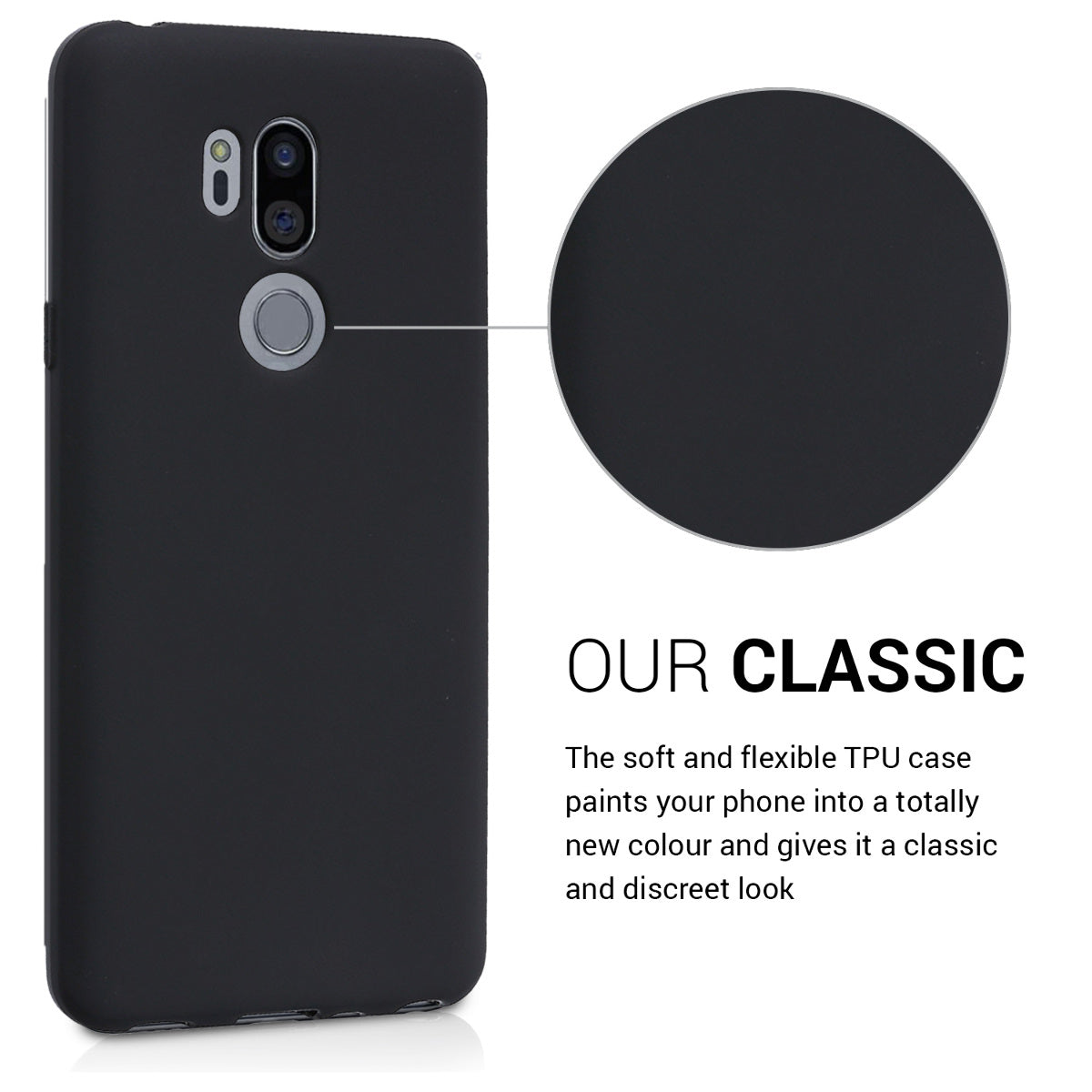 kwmobile Phone Case for LG G7 ThinQ / Fit / One - Wireless Charging - Protective Cover