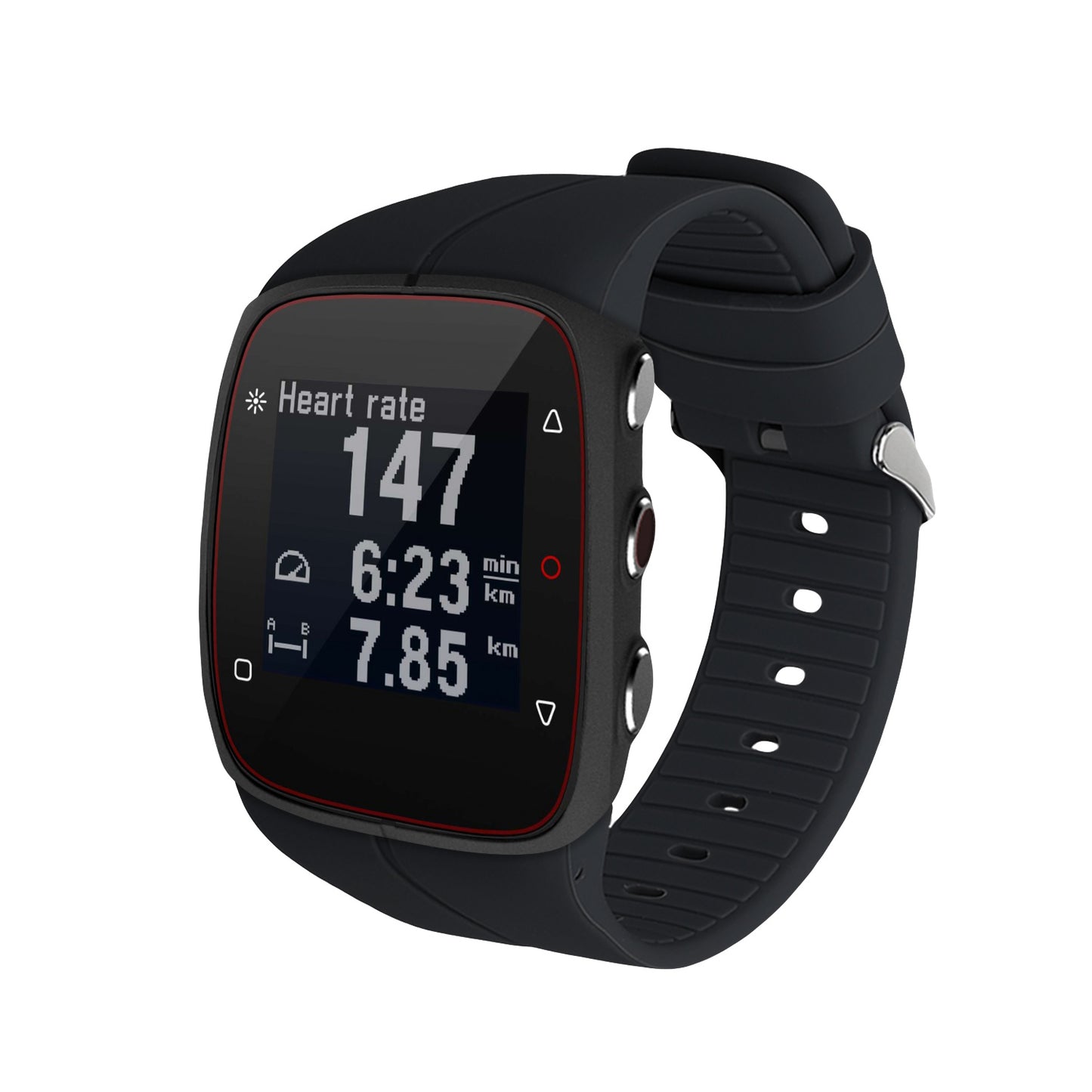 kwmobile Silicone Watch Strap for Polar M400 / M430 Wristband Replacement Strap for Fitness Tracker Smartwatch