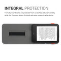 kwmobile Protective Case Compatible with Tolino Shine 2 HD - e-Reader Cover with Loop Stand