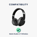 kwmobile Ear Pads for Beats Studio 2 / 3 Wireless Headphones Replacement Parts Over-Ear Headphones