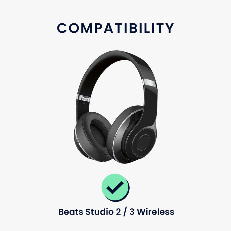 kwmobile Ear Pads for Beats Studio 2 / 3 Wireless Headphones Replacement Parts Over-Ear Headphones