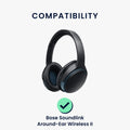 kwmobile Ear Pads for Bose Soundlink Around-Ear Wireless II Earpad Replacement Ear Pads Headphone Replacement Parts Headphone Replacement Cushions Over Ear Headphones