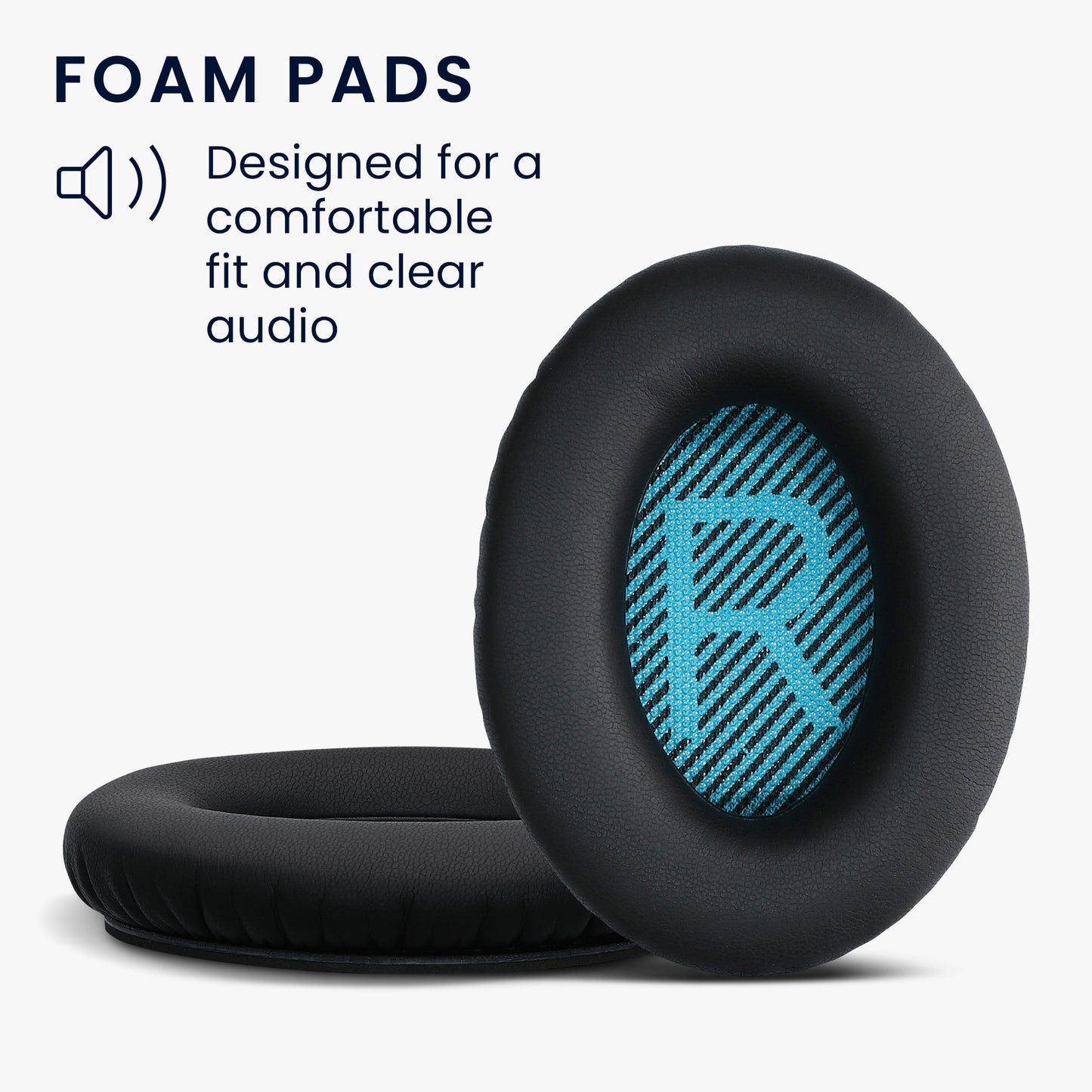 kwmobile Ear Pads for Bose Soundlink Around-Ear Wireless II Earpad Replacement Ear Pads Headphone Replacement Parts Headphone Replacement Cushions Over Ear Headphones