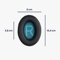 kwmobile Ear Pads for Bose Soundlink Around-Ear Wireless II Earpad Replacement Ear Pads Headphone Replacement Parts Headphone Replacement Cushions Over Ear Headphones