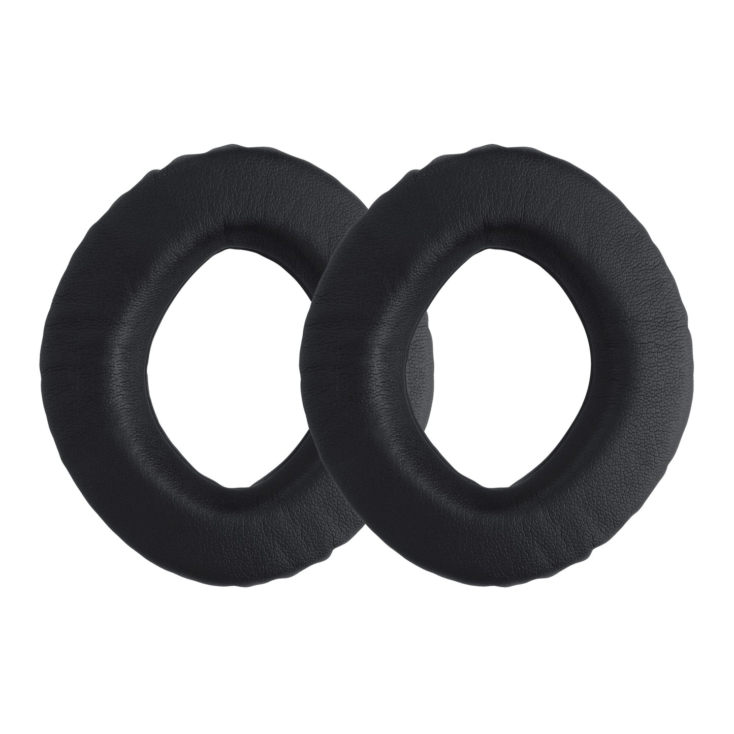 kwmobile 2x Ohr Polster für Sennheiser PX360 / MM550-X / MM450-X Ohrpolster - Ersatz Ohrpolster - Kopfhörer Ersatzteile - Kopfhörer Ersatzpolster für Over Ear Headphones Schwarz  